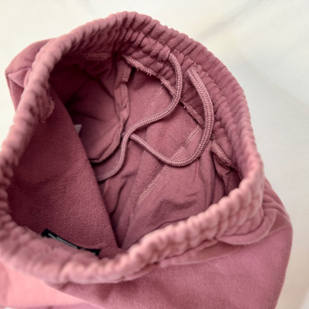 North Face Drawstring Jogger Sweatpants Women’s XS Pink 100% Cotton Cozy Gym - Picture 9 of 14